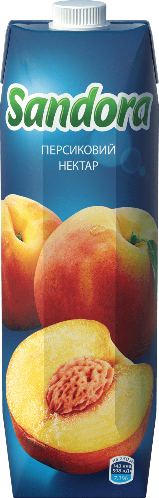 Нектар SANDORA персик, 0,95 л